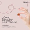 NUVI+ Multivitamínico en gomita para mujer Libre de complejo B