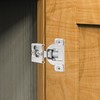 Vallecloud (4 Pack) 1/2 Inch Overlay Soft Close Cabinet Hinges,