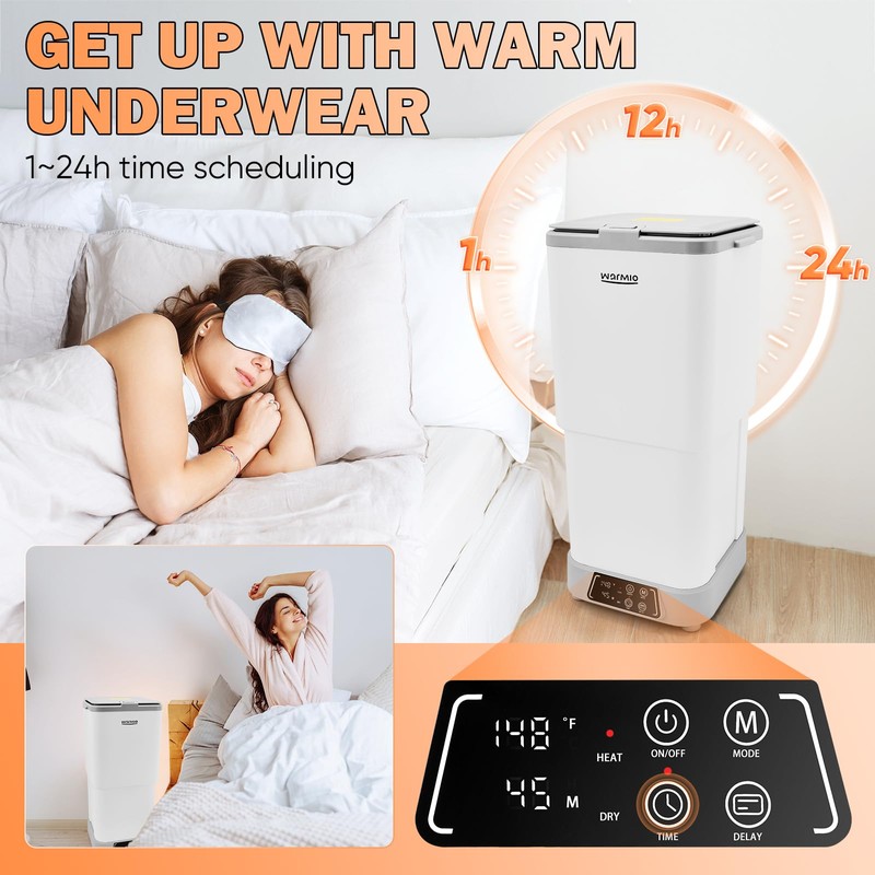 Warmio 30L Towel Warmer,Large Luxury Towel Warmer, Hot Bath Towel