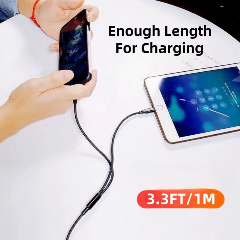 ONGAHON Dual Charging Line MFI Certified Multi-Function Charging Line 66W