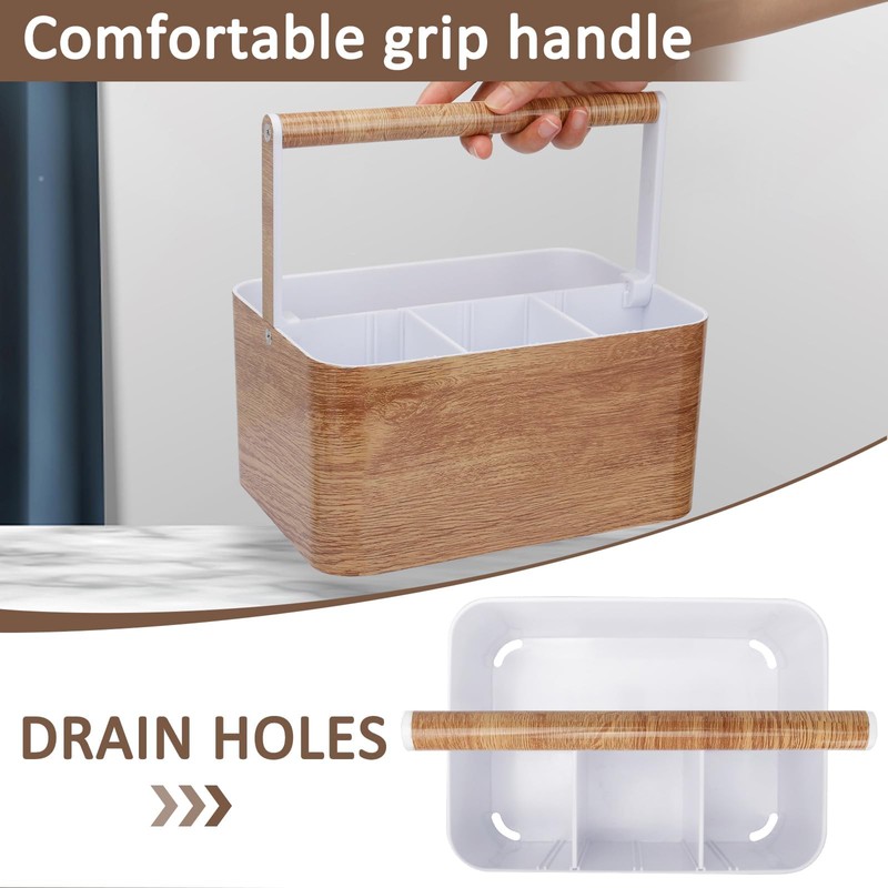 BYUNER Shower Caddy Portable for College: Devided Bathroom Caddy Shower