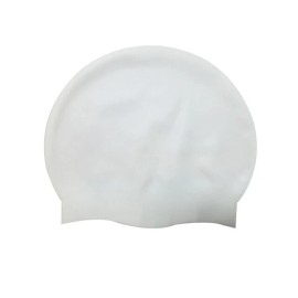 speedway Men Women Child Swimming Cap Solid Color kids Clean Swim Pool for Adult - White