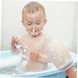 FOMIYES Pack Loofah Bath Towel Gloves Soft Exfoliating Back Scrubbers Dry Fast Easy to Women