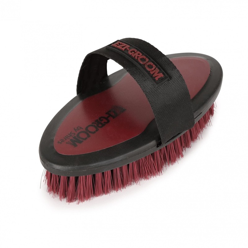 Shires 1405 Ezi-Groom Small Body Brush Bright Pink