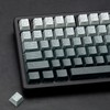 dagaladoo White/Grey Topographic keycap Sets Line Backlit Gradient keycaps Shine