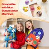 100 Sets 3 inch Button Maker Supplies, 75mm Button Supplies