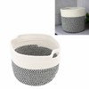 Foldable Laundry Basket Multipurpose Large Capacity Cotton Linen Woven Collapsible
