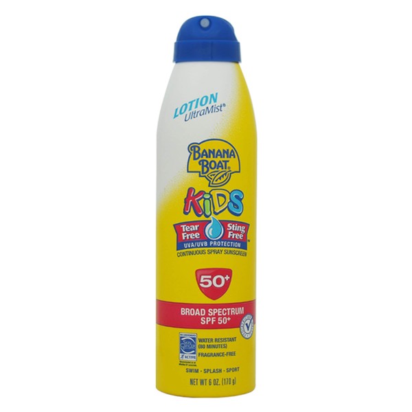 Banana Boat Kids UltraMist Kids Tear Free Sunscreen - SPF 50-6 oz