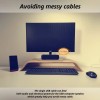 LIELONGREN Upgraded USB Computer /Laptop Speaker with Stereo Sound &