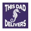 Go All Out XX-Large Purple Mens This Dad Delivers Funny