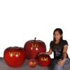 LM Treasures Small Red Apple Over Sized Statue Fruit Display