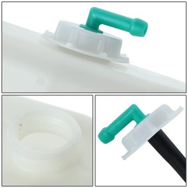 DNA MOTORING OEM-RT-HO3014118 OE Style Coolant Overflow Reservoir Tank w/Cap Compatible with 04-08 Acura TL / 03-07 Accord