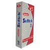 SAINO Softek Ballpoint Pens, BLACK, Fine Point (0.7mm), Pack of