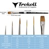 Trekell - Protégé Juego de 6 cepillos - Mango largo