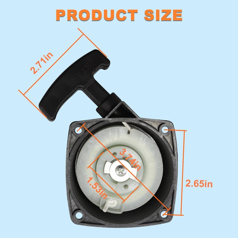 Hyceker 150BT 350BT Recoil Pull Starter Assembly Kit for Husqvarna