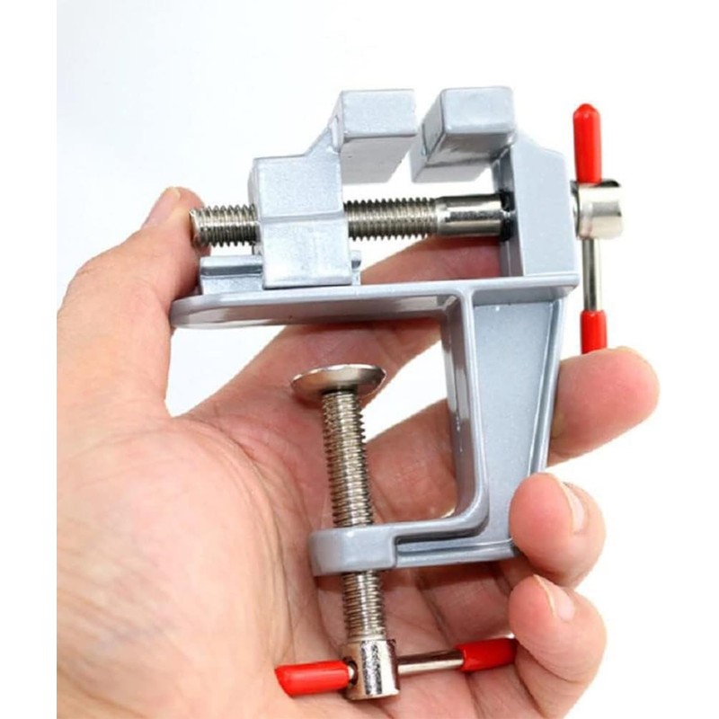 AYMBH Aluminum Alloy Mini Table Base Bench Work Vise Clamp