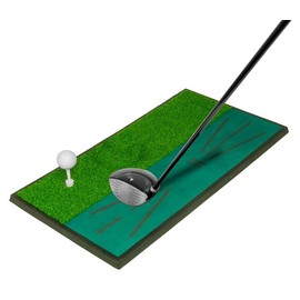 Jef World Of Golf Practice Mat with Swing Path Indicator