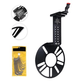 Wheel Fitment Tool,Car Wheel offset measuring tool for 13-20' Wheel, Upgraded Car alignment tool kit with Allen Wrenches Sets, Aluminum Alloy Materialand More Precise ET Values