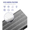 Popurure KC850U Replacement Filter Compatible With Sharp KC-850U Air Purifier,