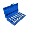 JEUCLEL 6PCS 1/2" Dr. Injection Socket Set, L-Type Diesel Fuel