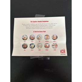 As Seen On TV Mad Hungry 4 Piece Acacia Wood Spurtle Set Kitchen Cooking Multi-Tool NEW