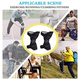 Rodilleras Deportivas,Rodillera con Resorte,para Depor Elevadores De Rodilla Transpirable con Resorte para Cualquier Deporte De ProteccióN O...       