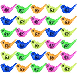 30PCS Colorful Bird Water Whistle Toys and Musical Instrument Toys are Suitable for Family Games Birthday Parties and Party Gifts