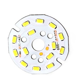 Othmro 1Pcs 48mm Dia LED Chip Bulb Super Bright High Power, 21-24V 3000K 5730 Aluminum LED Bulb Surface Mounted Devices Light Beads,Floodlight for Camper Light Bulb, Home Reading, Light Marine Lamps