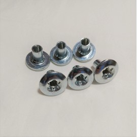 6 Pcs 5/16" Truss Barrel Nut Dome Head Large Cargo Trailer Full Pass Thru