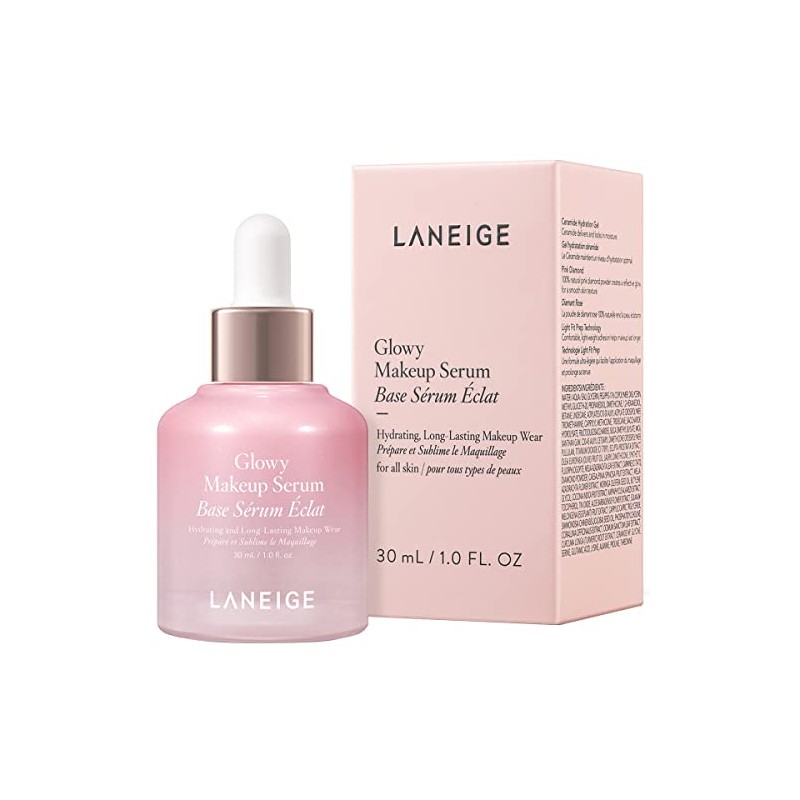 LANEIGE Glowy Makeup Serum: Hydrate, Extend Makeup, Visibly Smooth and