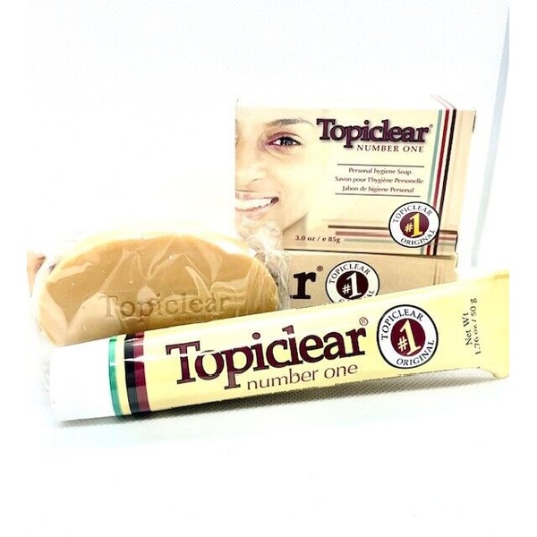 Topiclear Number One Cream 1.76 oz & Number One Soap 3.0 oz