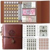 Ettonsun Coin Collection Book 386 Coin Pockets & 12 Currency