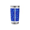 Space Exploration Icons Cosmic Pattern Design Stainless Steel Insulated Tumbler