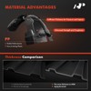 A-Premium Pair Front Inner Fenders Liner Splash Shield Set with