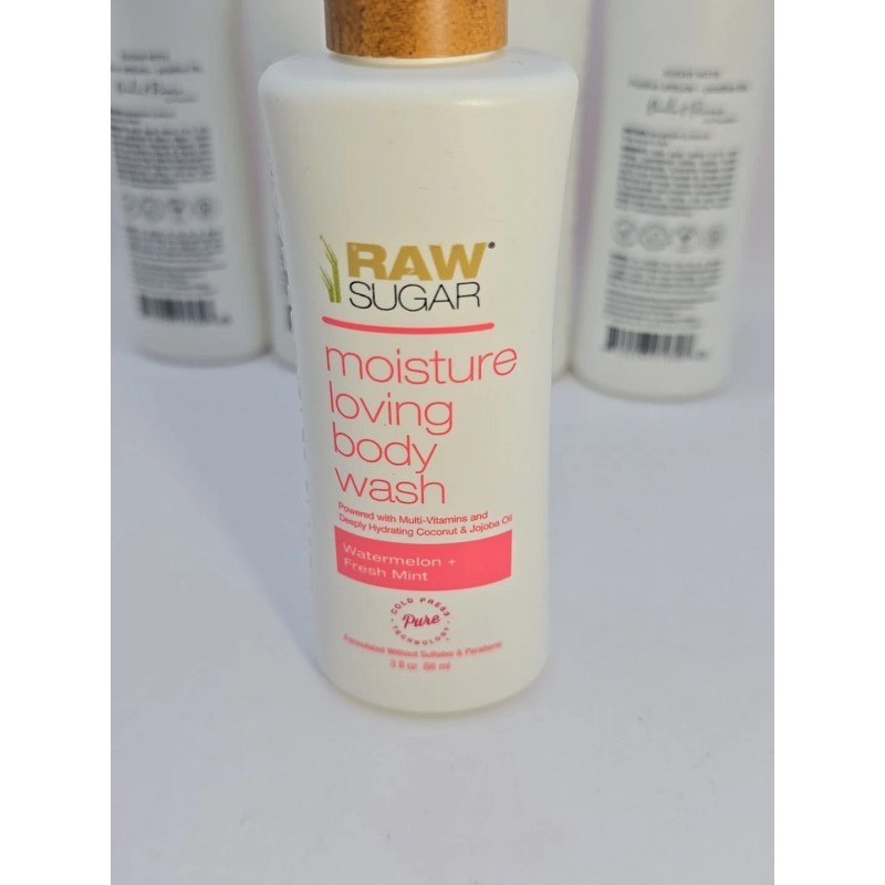 Raw Sugar 5 Pack Raw Sugar "Moisture Loving Body Wash"