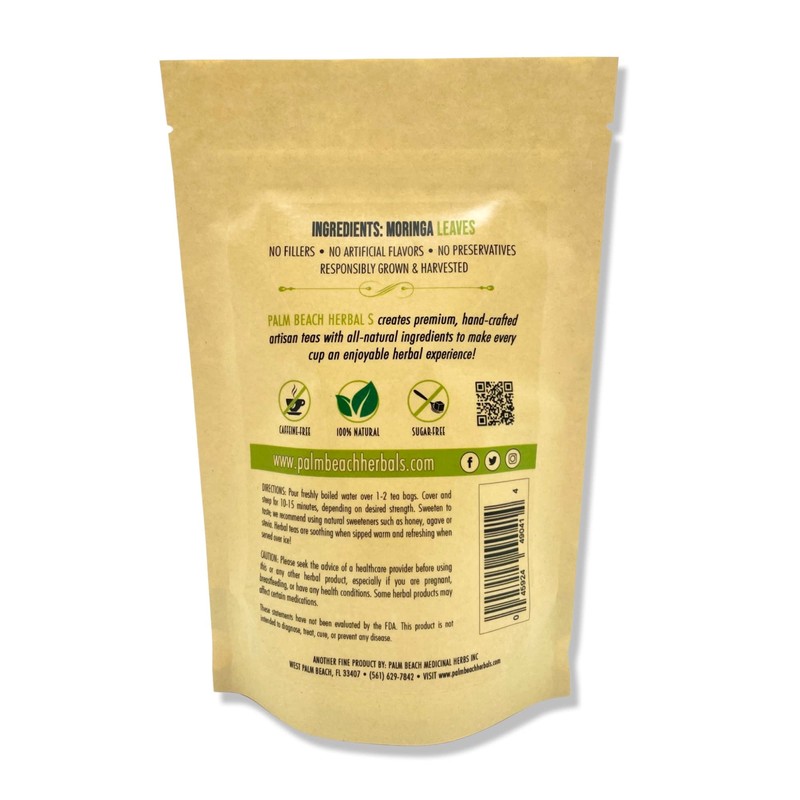 Palm Beach Medicinal Herbs - Moringa Tea - Pure Herbal