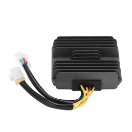 12V Motorcycle Voltage Regulator Rectifier 6‑Line 2 Plug Aluminum Alloy for ATV250 300 CF250