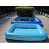 Inflatable Splash Pool for Kids, Plastic Wading Pools Outdoor, Large