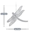 com-four® 4 x Christmas Tree Decorations in Dragonfly Design, Christmas
