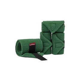 LeMieux Toy Pony Bandages for Toy Pony - Fleece - Simple Fastening - Suitable for Ages 3 Years + - Hunter Green