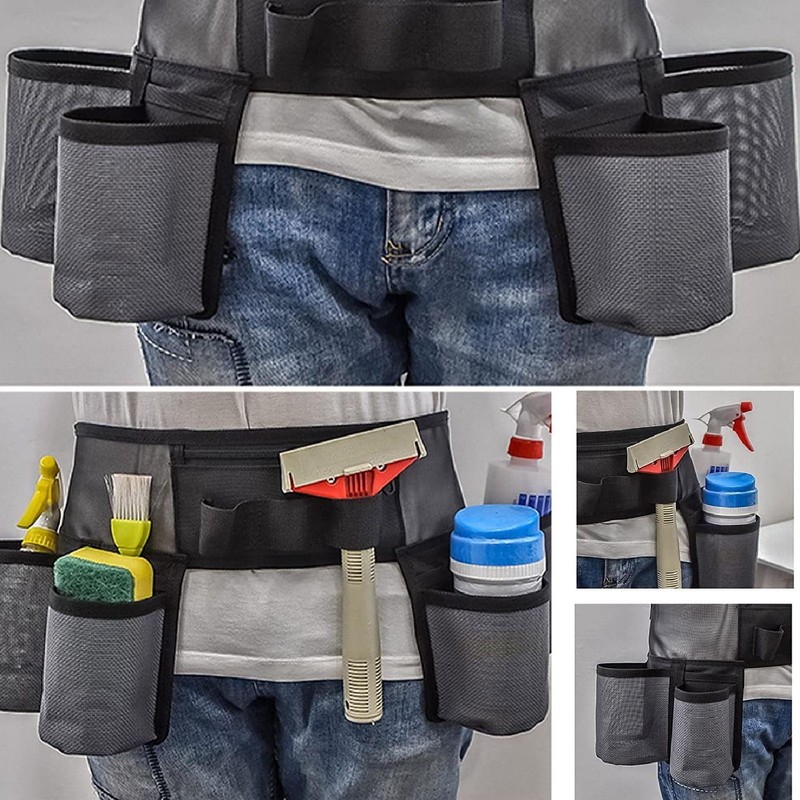 Waist Tools Belt Bag Multiple Pockets Adjustable Heavy Duty Waist