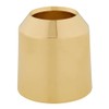 Trinity Church Supply Brass Tone Metal Candle Hi Polish Drip