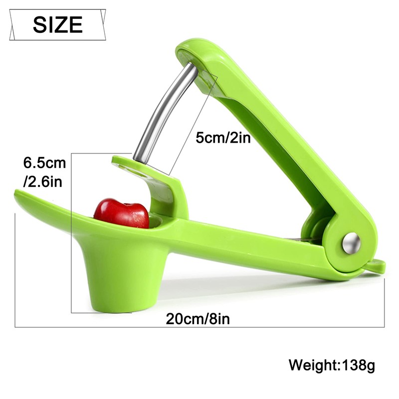 2 Pieces Cherry Pitter Cherry Pitter Stainless Steel Olive Corer