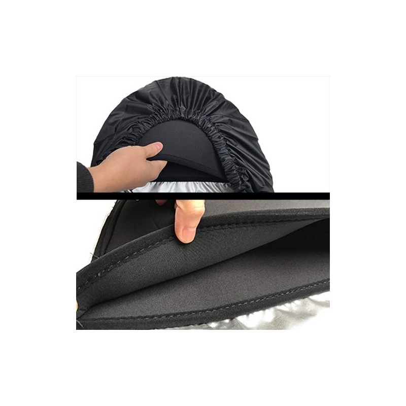 Funktion FK-WRAP-FU-BLK-NG Surfboard Cover for Fanboards Black Nose Guard Enhanced