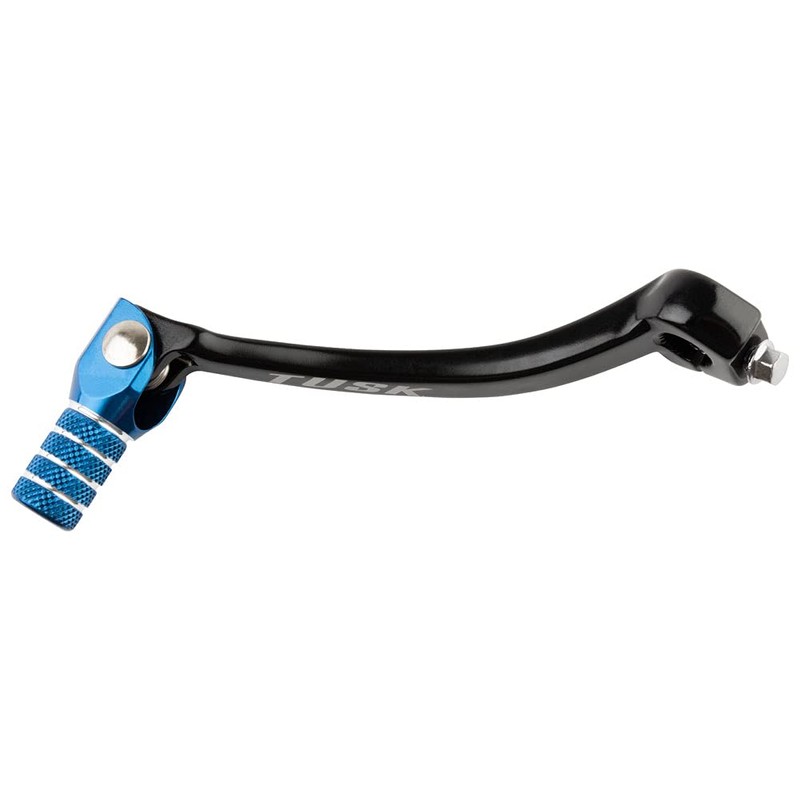 Tusk Folding Shift Lever Black/Blue Tip Compatible with Yamaha YZ250F