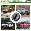 Qyebbk Magnetic Trunk Keyhole Covers for 2010-2019 Toyota 4Runner Tailgate