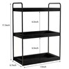 Dorhors 3 Tier Bathroom Counter Organizer,Countertop Bathroom Storage Shelf,Counter Tray
