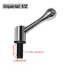 Clamping Lever Handles, Imperial 1/2 x 30mm Male Thread Quick