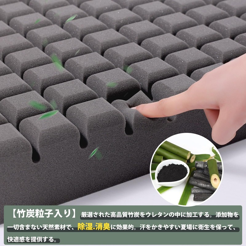 HAVARGO Zabuton Cushion, Large, Thick, Breathable, High Resilience Cushion, Floor