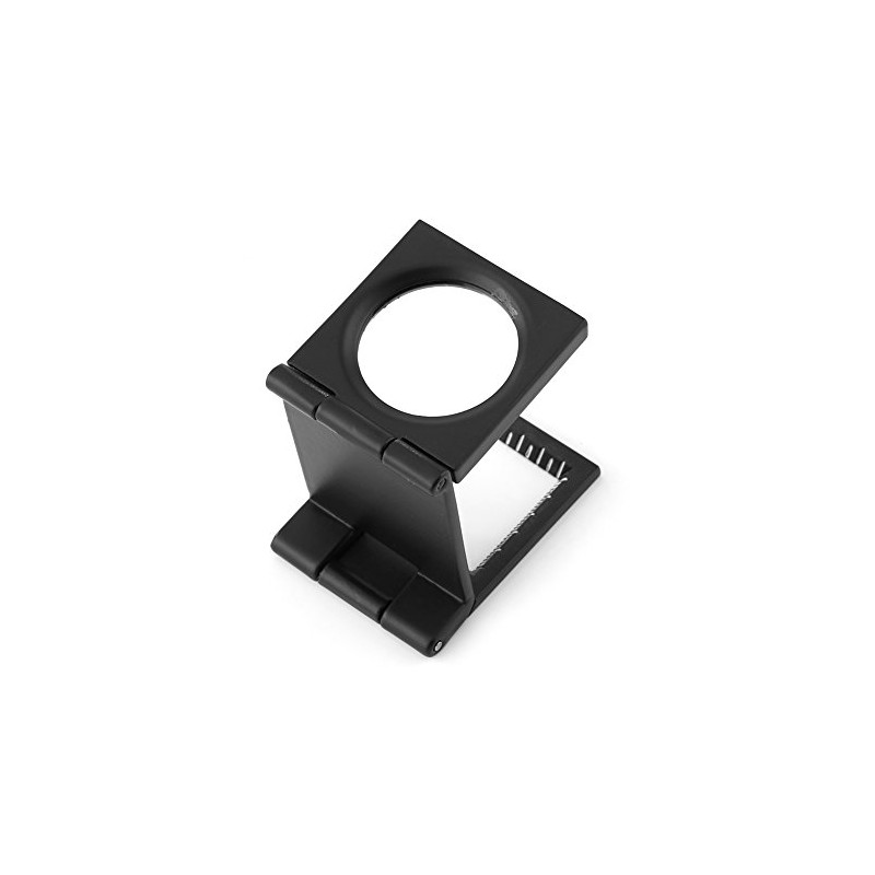 Folding Pocket Magnifier,Magnifying Glasses 0X Pocket Standing Foldable Magnifier Loupe